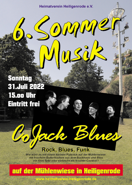 31. Juli - 6. Sommermusik auf der Mühlenwiese