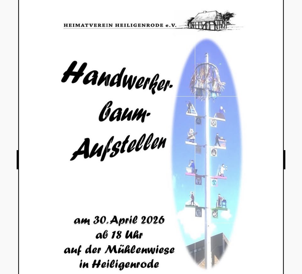 Handwerkerbaumaufstellen 2026